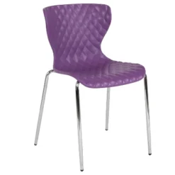 Flash Furniture Lowell Contemporary Design Plastic Stack Chair -Furniture GUEST 920d337f 13bc 4ba8 b112 19315740470b