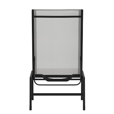 Flash Furniture Brazos Set Of 2 Adjustable Chaise Lounge Chairs All-Weather Outdoor Five-Position Recliners 8 Flash Furniture Brazos Set Of 2 Adjustable Chaise Lounge Chairs All-Weather Outdoor Five-Position Recliners - Image 8