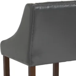 Flash Furniture Carmel Series 24" High Transitional Tufted Walnut Counter Height Stool With Accent Nail Trim 16 Flash Furniture Carmel Series 24" High Transitional Tufted Walnut Counter Height Stool With Accent Nail Trim -Furniture GUEST 94cd0cf7 7eda 407d b06d 78595531832a