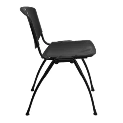 Flash Furniture HERCULES Series 880 Lb. Capacity Black Plastic Stack Chair With Oval Cutout Back And Black Frame 15 Flash Furniture HERCULES Series 880 Lb. Capacity Black Plastic Stack Chair With Oval Cutout Back And Black Frame -Furniture GUEST 94e0efde caa8 47ed 84ad 9ce5841bea37
