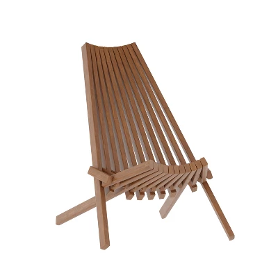 Flash Furniture Delia Commercial Grade Indoor/Outdoor Folding Acacia Wood Chair, Low Profile Lounge For Patio, Porch, Garden 11 Flash Furniture Delia Commercial Grade Indoor/Outdoor Folding Acacia Wood Chair, Low Profile Lounge For Patio, Porch, Garden - Image 11