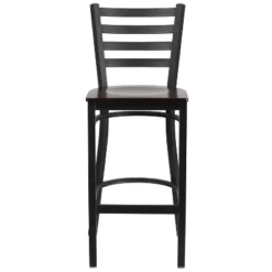 Flash Furniture Black Ladder Back Metal Restaurant Barstool -Furniture GUEST 95cd0ba5 7bf5 47a5 8938 0935329a1903