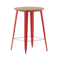 Flash Furniture Declan Commercial Indoor/Outdoor Bar Top Table, 30" Round All Weather Poly Resin Top With Steel Base 22 Flash Furniture Declan Commercial Indoor/Outdoor Bar Top Table, 30" Round All Weather Poly Resin Top With Steel Base -Furniture GUEST 97092c0c ca2f 4568 8643 b51199b31e73