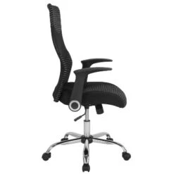 Flash Furniture Milford High Back Ergonomic Office Chair With Contemporary Mesh Design In Black And White -Furniture GUEST 979a7a79 486d 40a2 b7c0 22187110ab9d