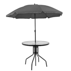 Flash Furniture Nantucket 6 Piece Patio Garden Set With Table, Umbrella And 4 Folding Chairs 29 Flash Furniture Nantucket 6 Piece Patio Garden Set With Table, Umbrella And 4 Folding Chairs -Furniture GUEST 97adeb93 f701 4bfb a0e1 2706951484c6