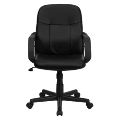 Flash Furniture Paulson Mid-Back Black Glove Vinyl Executive Swivel Office Chair With Arms 16 Flash Furniture Paulson Mid-Back Black Glove Vinyl Executive Swivel Office Chair With Arms -Furniture GUEST 97f51971 6368 4b0a a398 f5d3231483b4
