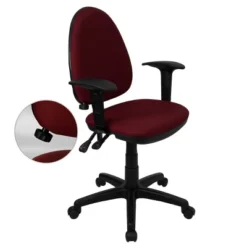 Flash Furniture Mid-Back Fabric Multifunction Swivel Ergonomic Task Office Chair With Adjustable Lumbar Support And Adjustable Arms 9 Flash Furniture Mid-Back Fabric Multifunction Swivel Ergonomic Task Office Chair With Adjustable Lumbar Support And Adjustable Arms -Furniture GUEST 98856e32 3b14 4dd7 80e6 37f45b81bc5f