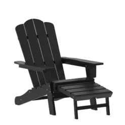 Flash Furniture Halifax HDPE Adirondack Chair With Cup Holder And Pull Out Ottoman, All-Weather HDPE Indoor/Outdoor Lounge Chair 24 Flash Furniture Halifax HDPE Adirondack Chair With Cup Holder And Pull Out Ottoman, All-Weather HDPE Indoor/Outdoor Lounge Chair -Furniture GUEST 999bb88d a847 410d 9890 1e8432fdc1cd