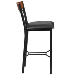 Flash Furniture Vertical Back Metal And Wood Restaurant Barstool With Vinyl Seat 7 Flash Furniture Vertical Back Metal And Wood Restaurant Barstool With Vinyl Seat -Furniture GUEST 99d02c9c 4cc5 41e1 ba4d 6c9b337ea968