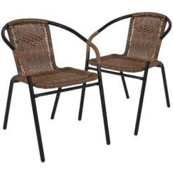 Flash Furniture 2 Pack Rattan Indoor-Outdoor Restaurant Stack Chair 30 Flash Furniture 2 Pack Rattan Indoor-Outdoor Restaurant Stack Chair -Furniture GUEST 99ef61cf b6f4 4faf b583 3c9cf82f5a89