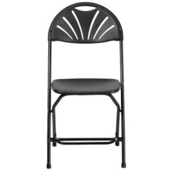 Flash Furniture 8 Pack HERCULES Series 650 Lb. Capacity Plastic Fan Back Folding Chair -Furniture GUEST 99f1f276 a299 44bd 91c0 2085e3fda2f9