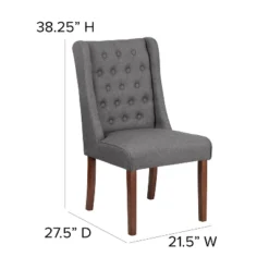 Flash Furniture HERCULES Preston Series Tufted Parsons Chair With Side Panel Detail 13 Flash Furniture HERCULES Preston Series Tufted Parsons Chair With Side Panel Detail -Furniture GUEST 9a2aaeca 0484 496e 9e84 65844800e698