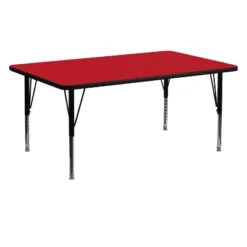 Flash Furniture 24''W X 60''L Rectangular HP Laminate Activity Table - Height Adjustable Short Legs -Furniture GUEST 9a603693 23d7 4d4d 8a7c 9d9fc627908e