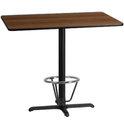 Flash Furniture 30'' X 48'' Rectangular Laminate Table Top With 23.5'' X 29.5'' Bar Height Table Base And Foot Ring 9 Flash Furniture 30'' X 48'' Rectangular Laminate Table Top With 23.5'' X 29.5'' Bar Height Table Base And Foot Ring -Furniture GUEST 9a765c9e 9218 4bff 80ce fe6066b5daf8