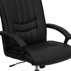 Flash Furniture Mid-Back Black LeatherSoft Swivel Manager's Office Chair With Arms 13 Flash Furniture Mid-Back Black LeatherSoft Swivel Manager's Office Chair With Arms -Furniture GUEST 9c3724c4 bbbe 4e67 be7e 74c6241130dc