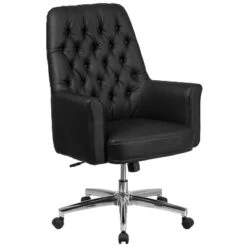 Flash Furniture Mid-Back Traditional Tufted LeatherSoft Executive Swivel Office Chair With Arms 22 Flash Furniture Mid-Back Traditional Tufted LeatherSoft Executive Swivel Office Chair With Arms -Furniture GUEST 9c3cc5c1 2a99 402c 86ff 8189e53cd184