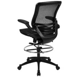 Flash Furniture Mid-Back Transparent Mesh Drafting Chair With Flip-Up Arms 25 Flash Furniture Mid-Back Transparent Mesh Drafting Chair With Flip-Up Arms -Furniture GUEST 9c8c0e99 b318 4f0d 8828 edc63d401f9c