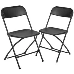 Flash Furniture Hercules™ Series Plastic Folding Chair - 2 Pack 650LB Weight Capacity -Furniture GUEST 9eb2f318 98d0 43e6 9633 722b97531d84