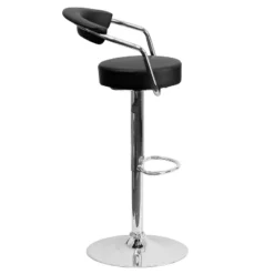 Flash Furniture Contemporary Vinyl Adjustable Height Barstool With Arms And Chrome Base -Furniture GUEST 9ff9e52c dc4c 44eb 9966 2a21f9a15001