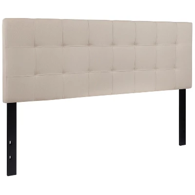 Flash Furniture Bedford Tufted Upholstered Queen Size Headboard In Beige Fabric 2 Flash Furniture Bedford Tufted Upholstered Queen Size Headboard In Beige Fabric - Image 2