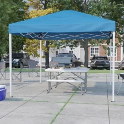 Flash Furniture 10'x10' Pop Up Event Canopy Tent With Carry Bag And Folding Bench Set - Portable Tailgate, Camping, Event Set 11 Flash Furniture 10'x10' Pop Up Event Canopy Tent With Carry Bag And Folding Bench Set - Portable Tailgate, Camping, Event Set -Furniture GUEST a188043c 2bf2 470e 83bd 902f33891c87