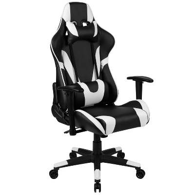 Flash Furniture Gaming Desk And Reclining Gaming Chair Set With Cup Holder, Headphone Hook & 2 Wire Management Holes 11 Flash Furniture Gaming Desk And Reclining Gaming Chair Set With Cup Holder, Headphone Hook & 2 Wire Management Holes - Image 11