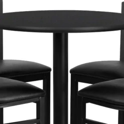 Flash Furniture 30'' Round Laminate Table Set With X-Base And 4 Ladder Back Metal Barstools 14 Flash Furniture 30'' Round Laminate Table Set With X-Base And 4 Ladder Back Metal Barstools -Furniture GUEST a352a22b 136e 4bf8 9981 814df96d44af