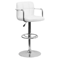 Flash Furniture Contemporary Quilted Vinyl Adjustable Height Barstool With Arms And Chrome Base 28 Flash Furniture Contemporary Quilted Vinyl Adjustable Height Barstool With Arms And Chrome Base -Furniture GUEST a38b9000 c034 47db b427 ace6e583150d