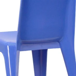 Flash Furniture 2 Pack Blue Plastic Stackable School Chair With Carrying Handle And 11" Seat Height -Furniture GUEST a4413144 f74f 47c0 aba7 1cfced966751