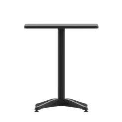 Flash Furniture Mellie 23.5'' Square Aluminum Indoor-Outdoor Table With Base 18 Flash Furniture Mellie 23.5'' Square Aluminum Indoor-Outdoor Table With Base -Furniture GUEST a59f1c79 429b 4029 bcba c3d5000bcc06
