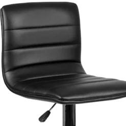 Flash Furniture Modern Vinyl Adjustable Height Barstool With Horizontal Stitch Back -Furniture GUEST a6f3c522 5c6c 429f a2bb 3c12811a8112