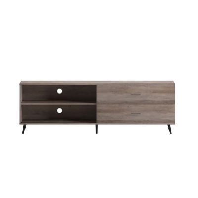 Flash Furniture Nelson 65" Mid Century Modern TV Stand For Up To 60" TV's With Adjustable Shelf And Storage Drawers 8 Flash Furniture Nelson 65" Mid Century Modern TV Stand For Up To 60" TV's With Adjustable Shelf And Storage Drawers - Image 8