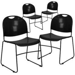 Flash Furniture 4 Pack HERCULES Series 880 Lb. Capacity Ultra-Compact Stack Chair With Metal Frame 8 Flash Furniture 4 Pack HERCULES Series 880 Lb. Capacity Ultra-Compact Stack Chair With Metal Frame -Furniture GUEST a7d1a03e a25b 43e3 8778 0b0554d74c35