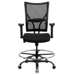 HERCULES Series 400 Lb. Capacity Big & Tall Drafting Chair Black Mesh - Flash Furniture 11 HERCULES Series 400 Lb. Capacity Big & Tall Drafting Chair Black Mesh - Flash Furniture -Furniture GUEST a7f200ac 5278 47ad 8c88 c29eb573fa86
