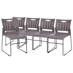 Flash Furniture 5 Pack HERCULES Series 881 Lb. Capacity Sled Base Stack Chair With Air-Vent Back 22 Flash Furniture 5 Pack HERCULES Series 881 Lb. Capacity Sled Base Stack Chair With Air-Vent Back -Furniture GUEST a889b440 3f7c 436b 91c7 9475ac989d29