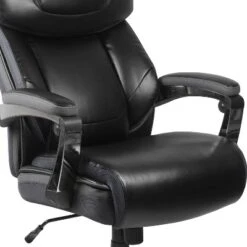 Flash Furniture HERCULES Series Big & Tall 500 Lb. Rated Black LeatherSoft Executive Swivel Ergonomic Office Chair With Adjustable Headrest 12 Flash Furniture HERCULES Series Big & Tall 500 Lb. Rated Black LeatherSoft Executive Swivel Ergonomic Office Chair With Adjustable Headrest -Furniture GUEST a8b93f79 fc4c 4fba add3 cb2007018ce1