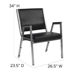 Flash Furniture HERCULES Series 1000 Lb. Rated Antimicrobial Bariatric Medical Reception Arm Chair -Furniture GUEST a8f09398 7b4f 4630 b5af c1f4cbc2ed70