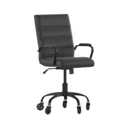 Flash Furniture Camilia Mid-Back Executive Swivel Office Chair With Arms, And Transparent Roller Wheels 21 Flash Furniture Camilia Mid-Back Executive Swivel Office Chair With Arms, And Transparent Roller Wheels -Furniture GUEST a920c6b6 de8a 4ecb 8474 70e3a1a48259