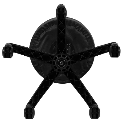 Flash Furniture Black Adjustable Doctors Stool On Wheels With Ergonomic Molded Seat 7 Flash Furniture Black Adjustable Doctors Stool On Wheels With Ergonomic Molded Seat - Image 7