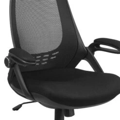 Flash Furniture Ivan High Back Black Mesh Executive Swivel Office Chair With Flip-Up Arms 12 Flash Furniture Ivan High Back Black Mesh Executive Swivel Office Chair With Flip-Up Arms -Furniture GUEST a9600b06 4283 48f9 a3cc d61d5a133e01