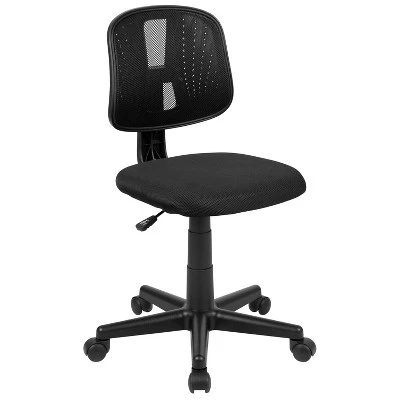 Flash Furniture Flash Fundamentals Mid-Back Mesh Swivel Task Office Chair With Pivot Back 12 Flash Furniture Flash Fundamentals Mid-Back Mesh Swivel Task Office Chair With Pivot Back - Image 12