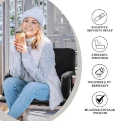 Flash Furniture Extra Wide Foldable Reclining Heated Stadium Chair With Backpack Straps - Black 28 Flash Furniture Extra Wide Foldable Reclining Heated Stadium Chair With Backpack Straps - Black -Furniture GUEST a9d73e0e fe67 42ed 8b6b 4aa4ab10a2a6