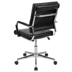 Flash Furniture Mid-Back LeatherSoft Contemporary Panel Executive Swivel Office Chair 23 Flash Furniture Mid-Back LeatherSoft Contemporary Panel Executive Swivel Office Chair -Furniture GUEST aa4c3ff6 fd69 48cd bc36 65be0548be13