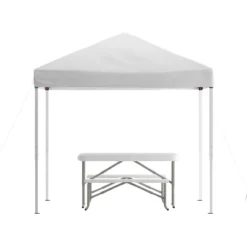 Flash Furniture 8'x8' Pop Up Event Canopy Tent With Carry Bag And Folding Bench Set - Portable Tailgate, Camping, Event Set 17 Flash Furniture 8'x8' Pop Up Event Canopy Tent With Carry Bag And Folding Bench Set - Portable Tailgate, Camping, Event Set -Furniture GUEST aaed8f9c 035b 4ae1 b645 f1a047f7e814