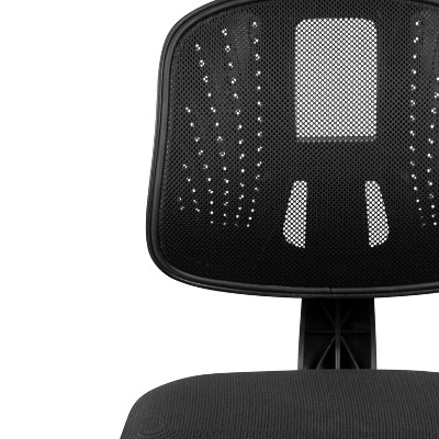 Flash Furniture Flash Fundamentals Mid-Back Mesh Swivel Task Office Chair With Pivot Back 6 Flash Furniture Flash Fundamentals Mid-Back Mesh Swivel Task Office Chair With Pivot Back - Image 6
