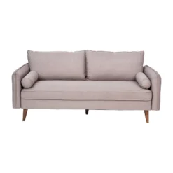Flash Furniture Evie Mid-Century Modern Sofa With Fabric Upholstery & Solid Wood Legs 13 Flash Furniture Evie Mid-Century Modern Sofa With Fabric Upholstery & Solid Wood Legs -Furniture GUEST ac1bf97a 74be 4005 9d3f 45faceb86e92