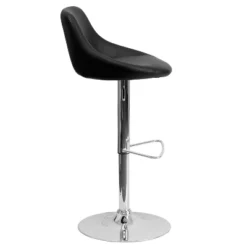 Flash Furniture Contemporary Vinyl Bucket Seat Adjustable Height Barstool With Chrome Base -Furniture GUEST ac7cfd71 f3d6 43a8 9a6c e5c19a2d3d3f