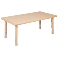 Flash Furniture 24"W X 48"L Rectangular Plastic Height Adjustable Activity Table 23 Flash Furniture 24"W X 48"L Rectangular Plastic Height Adjustable Activity Table -Furniture GUEST ac7dbdad f38f 481c 8947 3c28001e5d64