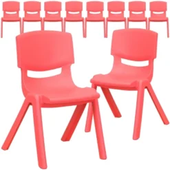 Flash Furniture 10 Pack Plastic Stackable School Chair With 12" Seat Height -Furniture GUEST ac9bc333 42ed 4611 9c3c 02d70bf5042d