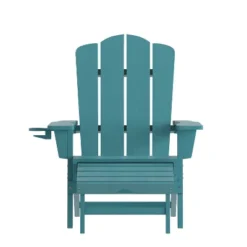Flash Furniture Newport HDPE Adirondack Chair With Cup Holder And Pull Out Ottoman, All-Weather HDPE Indoor/Outdoor Lounge Chair 22 Flash Furniture Newport HDPE Adirondack Chair With Cup Holder And Pull Out Ottoman, All-Weather HDPE Indoor/Outdoor Lounge Chair -Furniture GUEST aca4aa7d ef0f 43e6 ab48 75af2f0b75c6